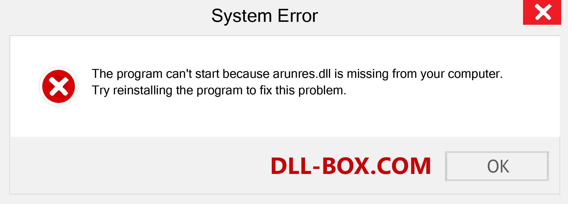  arunres.dll file is missing?. Download for Windows 7, 8, 10 - Fix  arunres dll Missing Error on Windows, photos, images